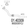MTS 01.40309 Exhaust Pipe